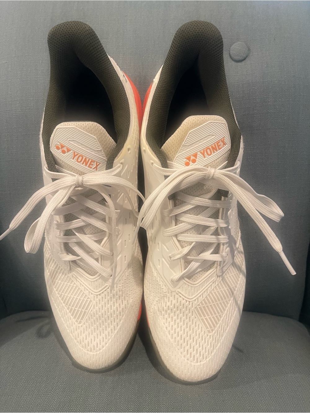Yonex Power Cushion Eclipsion 5 Men’s 10 Tennis Court Shoes White Orange